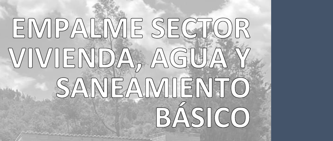 INFORME COMISIÓN DE EMPALME – SECTOR VIVIENDA