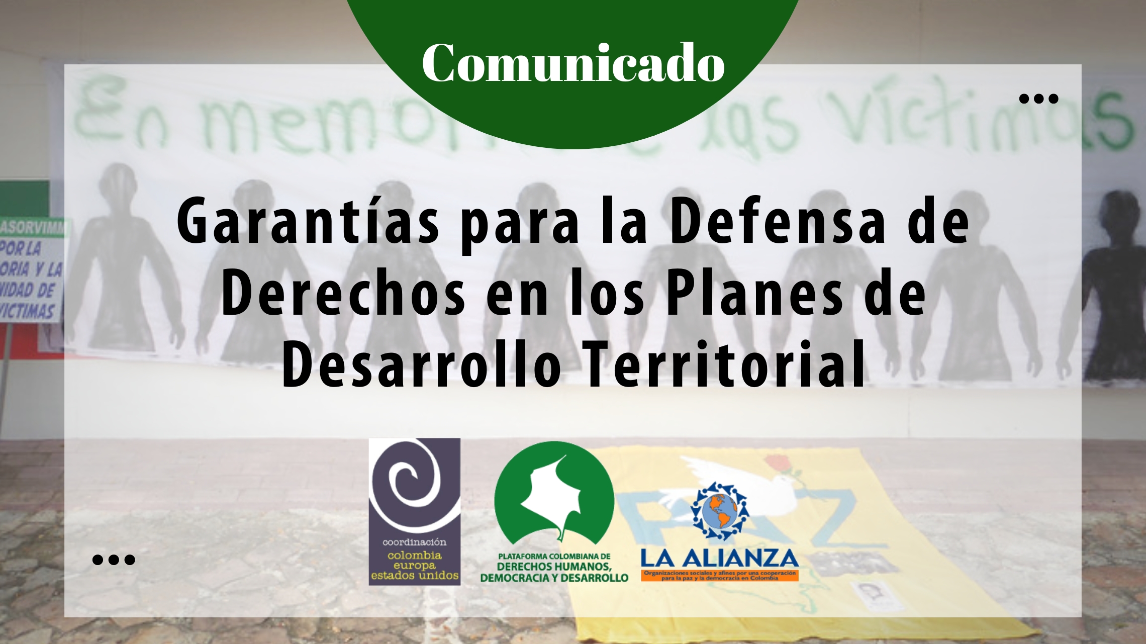 Comunicado Conjunto – Plataformas