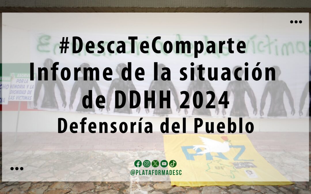 Informe – Diagnóstico de Derechos Humanos en Colombia, Defensoría del Pueblo