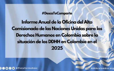 Informe de la situación de DDHH en Colombia 2025 de la OACNUDH